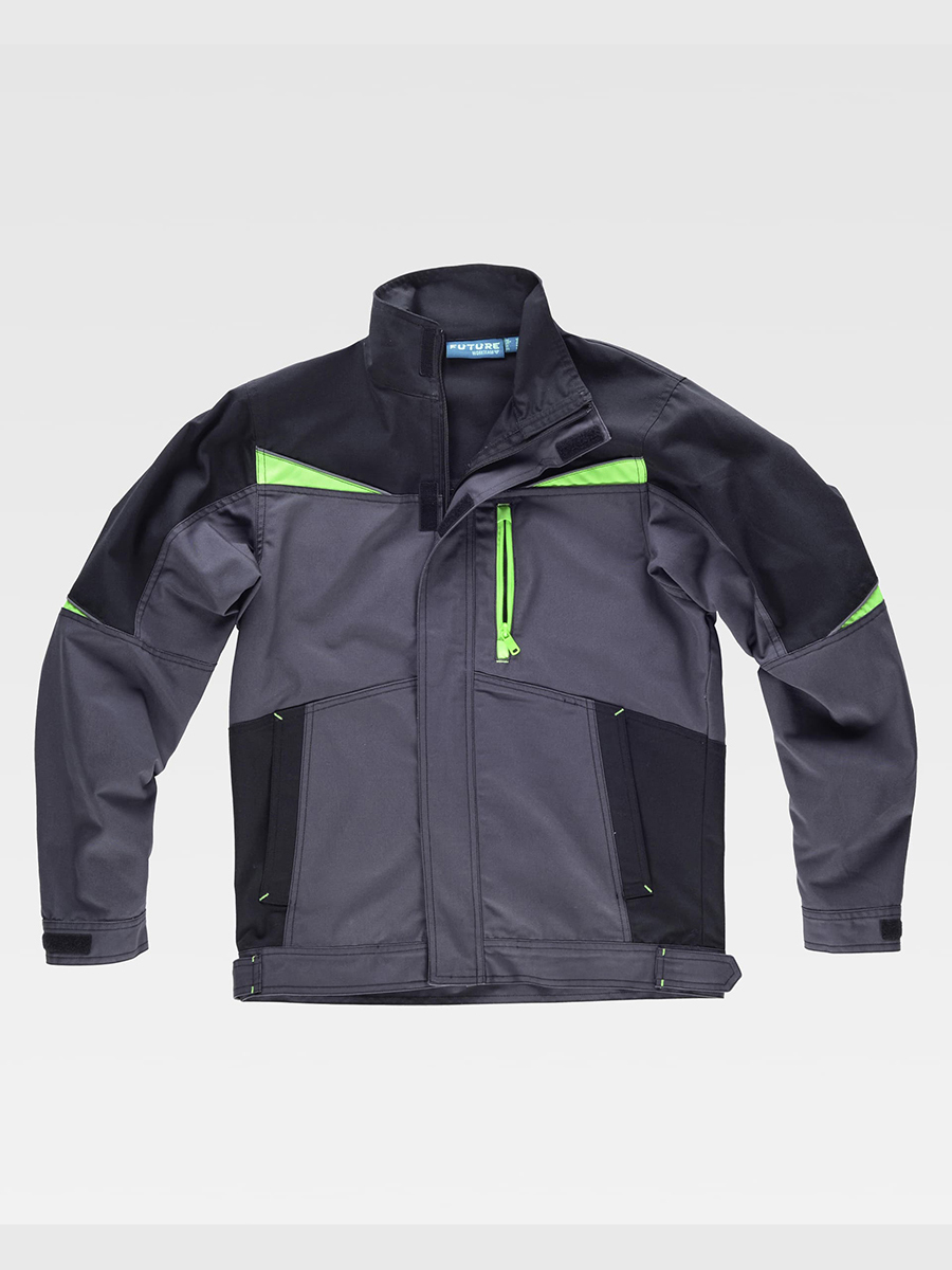 grigio scuro / lime